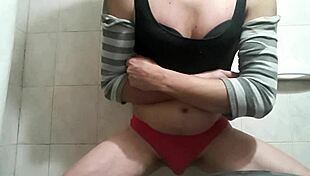 i'm showing off my trans cock in this solo ladyboy video