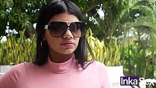 Teen Colombian Swallows Cum Despite Disgust