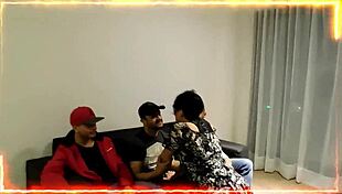 Venezuelan Visitor's Wild Orgy: Doggystyle, Handjobs, and Cumshots with Brazilians