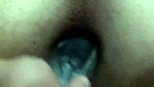 I'm playing with my ass, so fun!