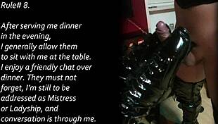 Proper Sissy Training: Anal Assfucking Transsexual with Small Cock, Cum in Cage