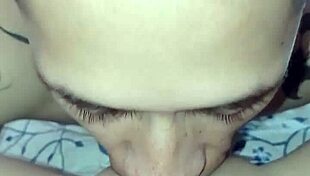 i moan while eating wet shaved pussy