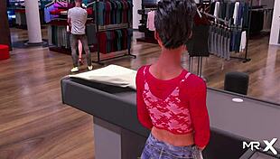 hentai 3d cartoon groping boobs in fashion store e1 79