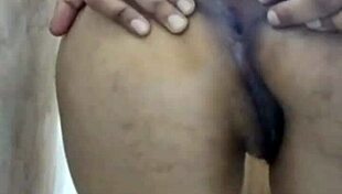 Stepsister relaxes in hostel bathroom