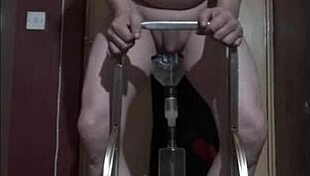 Bisexual gay Mark Wright swallows piss collection shyly 😳💦