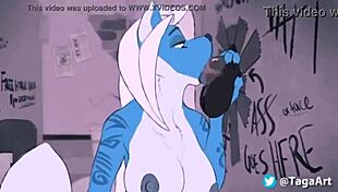 glory hole blowjob through a cartoon horse