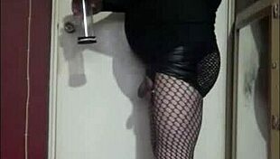 Watch this bisexual crossdresser pump up