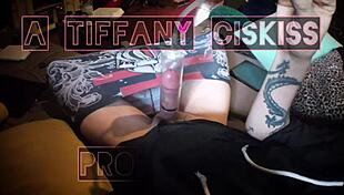 Pumping big white cock into Tiffany Ciskiss with monster cock action