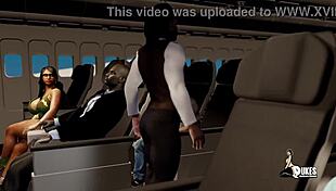 Ms jiggles gets nasty on flight!