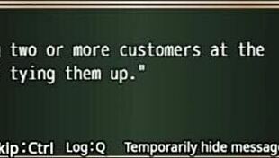 Emma repays her debt through bondage and blowjobs in an outdoor gangbang