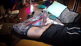 Pumping big white cock into Tiffany Ciskiss with monster cock action