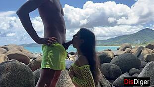 Young couple fucking hot on the beach! 😍