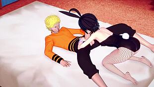 Sarada enjoys herself with the 7th Hokage during his mission in Baruto’s house
