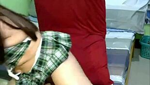 Asian girl gets naughty during webcam chatsex, wanna see? 😘