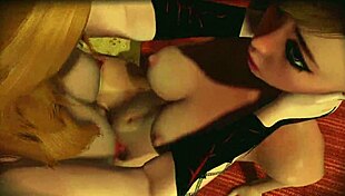 shemale bangs girl in wild cartoon mix 😜