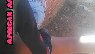 Beautiful african mature sucks monster cock in blowjob 😍