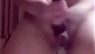 Shemale Strokes Big Cock for Massive Cumshot Solo