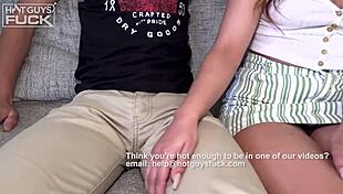 a thick cock teen dominates a naughty girl with crazy chemistry