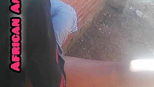 Beautiful african mature sucks monster cock in blowjob 😍