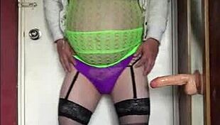 i wanna please you with toys and dildo insertion in shy crossdressing fun. homemade assfucking just for us!