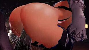 Anime Girl Rides in Cartoon Compilation