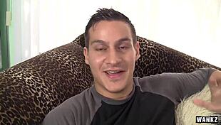 Hungarian Blonde Babe Caroline Gets Her Sexy Panties Drenched by Stud's Wanking and Blowjob in Wankz Scene