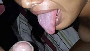 alone at home, my cuñadita teases in her skirt before the party! 😍