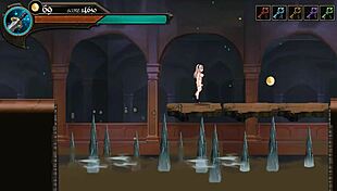 cute girl fucks multiple men in hentai game