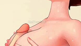 My naughty neighbor in hentai style