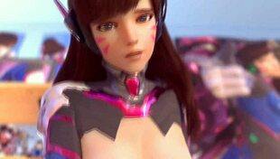 Overwatch hentai secrets revealed in steamy animated action.