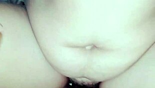 latina woman feels intense pleasure in hard interracial creampie pov