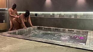 grabbed the brunette from behind, thrust hard into her pussy 😩