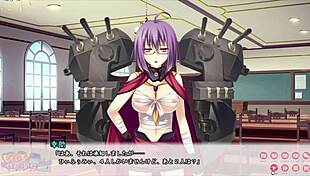 pretty girls with big boobs in funny comic game battles