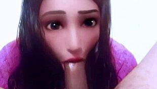 Deep Throat Blowjob With Intense Deepthroat Action