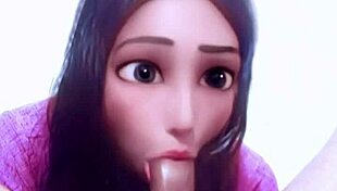 Deep Throat Blowjob With Intense Deepthroat Action