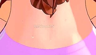 My naughty neighbor in hentai style