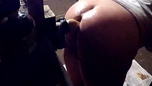 Butt Fucking Thin Dildo In Anal Assfucking With Toys