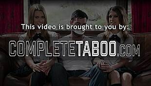 Kinky teen stepdaughter gets spitroasted in extreme fetish