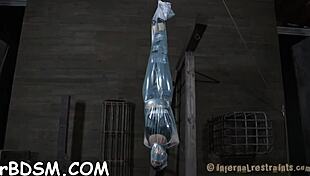 Punish That Brunette Slave With Toys Now!