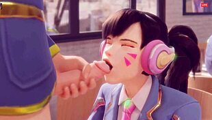 Overwatch hentai secrets revealed in steamy animated action.