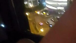 teen gives blowjobs and has sex in public shower, dogging style