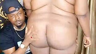 i uh, playing with that huge ssbbw ass, it's so big