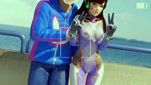 Overwatch hentai secrets revealed in steamy animated action.