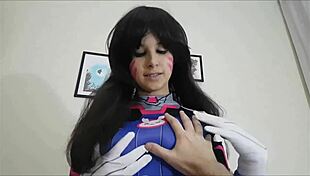 Dva Overwatch Receives Creampie in Riding Scene by Gweenblack