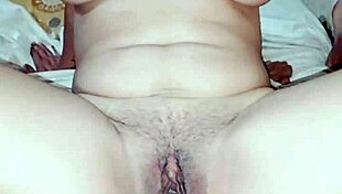 latina woman feels intense pleasure in hard interracial creampie pov