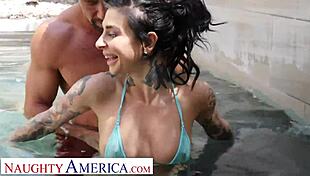 Naughty America - Kassandra Kelly Joanna Angel Seduces Trainer