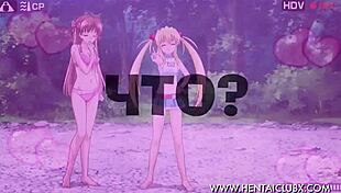 anime girls go wild in sexy hentai