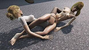 fallout 4 adventure featuring katsu and emogene in a casual story.