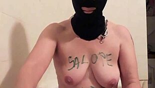 In this video, a french european slave girl performs her own masturbation session with bdsm and uro elements.