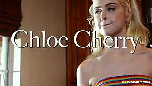 Slutty Chloe Cherry Feels Guilty Yet Excited Fucking Stepdad But Gets Caught By Someone Unexpected